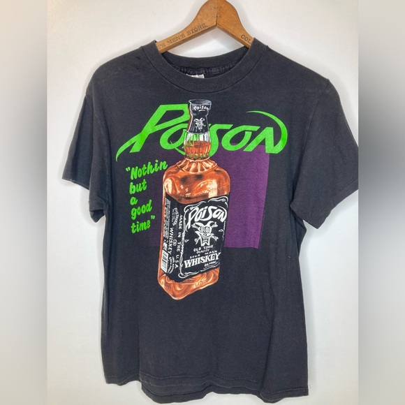 Vintage Other - Vintage 80s Poison band Tshirt